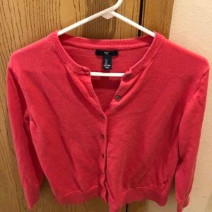 Gap salmon colored cardigan